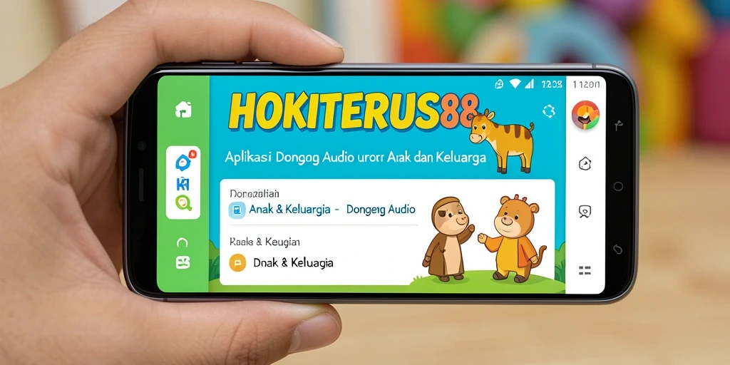 Antarmuka HOKITERUS88 yang ramah pengguna untuk dongeng audio.