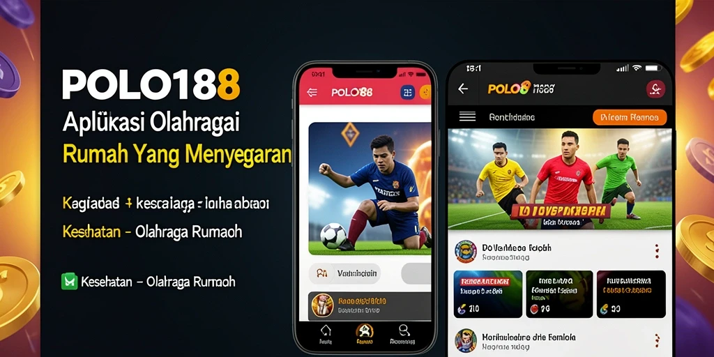 Tampilan antarmuka aplikasi Olahraga Rumah POLO188 yang menarik dan interaktif.