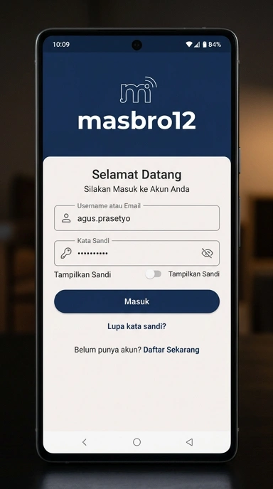Panduan Masuk Akun Masbro12 untuk Pengguna Android